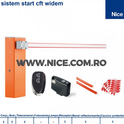 Sistem Start Bariera Automata Acces Parcare 4m Widem CFT
